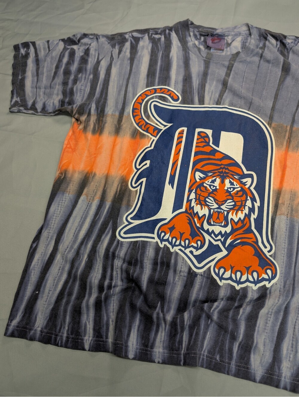 Detroit Tigers Vintage 1996 Tie Dye MLB T-Shirt Size L Made